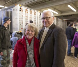 January 9, 2019 - Senator Yaw and State Rep. Tina Pickett at the 2019 Annual Pennsylvania Farm Show in Harrisburg. 01/09/19