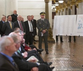 March 1, 2016 - Senator Yaw joined Steve Murphy Shope, Executive Director of Project Bald Eagle in Lycoming County; Lt. Governor Mike Stack and DDAP Secretary Gary Tennis during the Pennsylvania Department of Drug and Alcohol Programs press conference recognizing more than 300 municipal police departments, the Pennsylvania State Police (PSP) and hundreds of individual police officers who have reversed more than 600 opioid overdoses in little more than one year. 03/01/16
