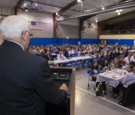 May 18, 2017 - Students representing 18 school districts from across Bradford, Lycoming and Union counties met on the campus of the Pennsylvania College of Technology for the annual Senator Yaw Student Government Seminar. 05/18/17