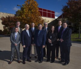 November 8, 2018 - Senator Yaw joins Senator Pat Browne and members of the Senate Appropriations staff during a tour of the Penn College campus. 11/08/18