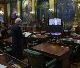 March 11, 2021 - Senator Yaw questions DEP Secretary Patrick McDonnell during the 2021-2022 Senate Appropriations Budget Hearing. 03/11/21