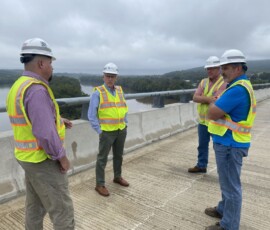 October 5, 2021 - Work is progressing on the Northern Section of the Central Susquehanna Valley Transportation #CSVT project in Northumberland, Union & Snyder counties. The CSVT is the largest new highway capacity project in Pennsylvania. This week, Sen. Yaw toured the site with PennDOT staff. 10/05/21