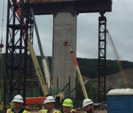 August 29, 2017 - Senator Yaw tours the Central Susquehanna Valley Transportation (CSVT) Project in Winfield. 08/29/17