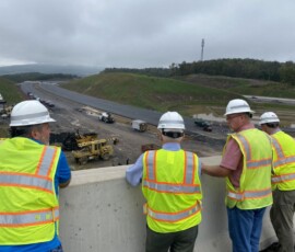 October 5, 2021 - Work is progressing on the Northern Section of the Central Susquehanna Valley Transportation #CSVT project in Northumberland, Union & Snyder counties. The CSVT is the largest new highway capacity project in Pennsylvania. This week, Sen. Yaw toured the site with PennDOT staff. 10/05/21