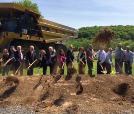 May 20, 2016 - Senator Yaw participates in the groundbreaking ceremony for the Central Susquehanna Valley Thruway (CSVT) Project. 05/20/16