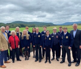 September 17, 2021 - Two Bradford County FFA’s made the trip to Montoursville on Friday for Senator Yaw’s annual “Breakfast Meeting on Agriculture.” Pictured with Sen. Yaw and Rep. Tina Pickett are students from Canton Area High School. 09/17/21