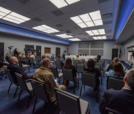 April 7, 2022 - Senator Yaw participates in a ‘Career Pathways’ Roundtable at Penn College in Williamsport. Photo Credit: Cindy Davis Meixel, Writer/Photo Editor, Penn College. 04/07