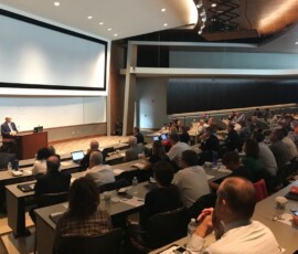 September 26, 2018 - Senator Gene Yaw serves as the Keynote Speaker for the Pennsylvania Chamber of Business and Industry’s DEP Quarterly Update at Harrisburg University. 09/26/18