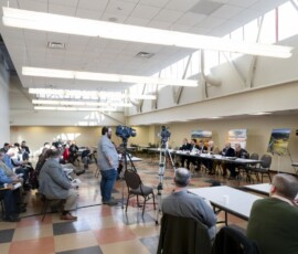 January 8, 2020 - Senator Yaw chairs a briefing hosted by the Senate Environmental Resources and Energy Committee to discuss the Chesapeake Bay during the 2020 PA Farm Show in Harrisburg. 01/08