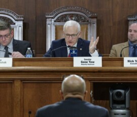 March 29, 2022 - Senator Yaw co-chairs a joint committee hearing of the Senate Environmental Resources and Energy Committee and the Community Economic and Recreational Development Committee on Tuesday in Harrisburg to discuss the negative economic impacts of Pennsylvania joining the Regional Greenhouse Gas Initiative (RGGI). 03/29