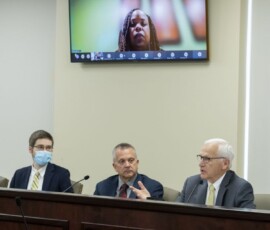 April 27, 2021 - Environmental Chairman Sen. Yaw today questioned DEP officials and others on implementation of Act 34 of 2020 and alternate septic systems. 04/27/21