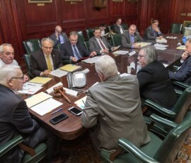 February 4, 2019 - Senator Yaw chairs a meeting of the Center for Rural Pennsylvania Board of Directors at the State Capitol Building. 02/04/19
