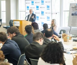 June 5, 2018 - Senator Yaw joins Pennsylvania’s Secretary of Health – Dr. Rachel Levine – to discuss the state’s opioid crisis during “Chamber Day at the Capitol,” a program sponsored by the Pennsylvania Association of Chamber Professionals (PACP) and the Pennsylvania Chamber of Business and Industry. 06/05/18