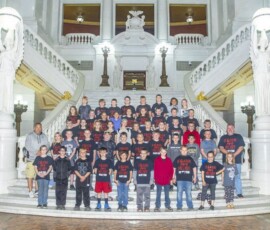 May 18, 2018 - Students and teachers representing Troy Intermediate School in Troy, Bradford County, visit the State Capitol Building. 05/18/18