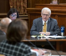 February 18, 2020 - Senator Yaw questions Director Matthew Knittel during the Senate Appropriations Committee budget hearing for the Independent Fiscal Office. 02/18/20