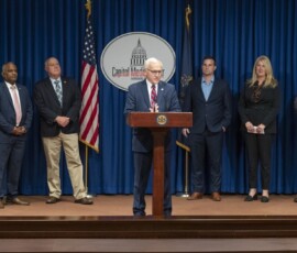 November 10, 2021 - Last week, Sen. Yaw joined Rep. Jeff Wheeland, Rep. Danilo Burgos and others for a press conference to announce legislation that will regulate and establish an additional tax on video skill games in the Commonwealth. 11/10/21