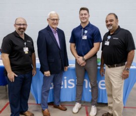 September 22, 2022 - Area seniors packed into the Community Baptist Church in Montoursville on Thursday for a health fair sponsored by state Sen. Gene Yaw (R-23) and state Rep. Joe Hamm (R-84). Dozens of vendors shared information about health care, insurance, nutrition and exercise, financial planning, government services and more. Complimentary document shredding was provided by North Central Sight Services. In addition, the Lycoming County Sheriff provided a prescription medicine return drop box for unused or expired medications. 09/22