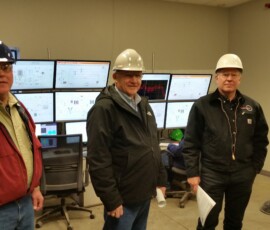 March 31, 2017 - Sen. Gene Yaw visited Eureka Resources in Standing Stone Township, Bradford County, near Towanda. This facility provides pretreatment of raw wastewater from well sites and offers treated distilled water for immediate drilling and production reuse. 03/31/17