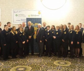 March 8, 2016 - Senator Yaw joins FFA students from Athens, Canton, Northeast Bradford and Troy School Districts during the 2016 FFA Legislative Leadership Conference in Camp Hill. 03/08/16