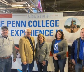 January 8, 2020 - Senator Yaw stopped by the Pennsylvania College of Technology booth during the 2020 PA Farm Show. Pictured L to R: Tim Turnbach, Welding Instructor; Stacey Hampton, Assistant Dean; Ashley Murphy, Enrollment Management Project Specialist and James Tanner, Welding Instructor. 01/08