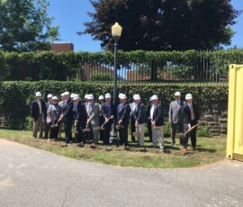 July 9, 2018 - State Sen. Gene Yaw (R-23) joined alumni and administration from Lycoming College, the City of Williamsport and the state Department of Community and Economic Development (DCED) to break ground on the Lycoming Gateway Project. The project will encompass the Krapf Gateway Center, a new $12.5 million, 28,000-square-foot building that will house College admissions and alumni relations, the Center for Enhanced Academic Experiences, and the Outdoor Leadership and Education program. 07/09/18