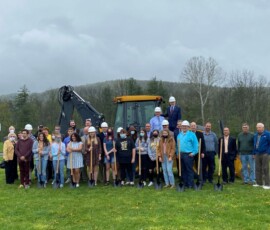 May 5, 2021 - Senator Yaw joined Wyalusing Area School District students, teachers and members of the Administration, as well as local government officials and employees from Leatherstocking and Corning Natural Gas for a groundbreaking ceremony to extend natural gas service to the school district, borough and township. Funding was received through Pennsylvania’s Pipeline Investment Program (PIPE), created by the Legislature in 2016. 05/05/21