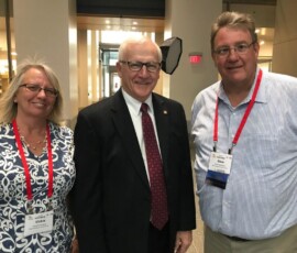 April 23, 2018 - Senator Yaw joins Vickie & David Hassenplug, Kelly Twp. Union Co, during the 2018 Pennsylvania State Association of Township Supervisors (PSATS) Legislative Reception in Harrisburg. 04/23/18