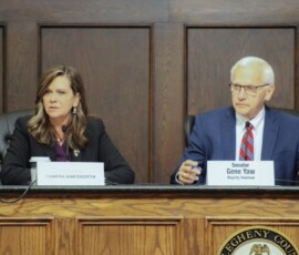 October 14, 2022 - Senator Yaw co-chairs a hearing of the Senate Environmental Resources and Energy Committee and the Senate Labor and Industry in Pittsburgh on Friday. The hearing focused on the importance of Pennsylvania waterways to energy and economic development. 10/14