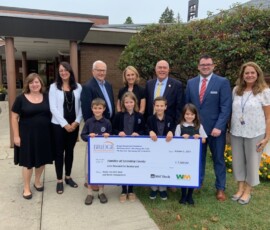 October 1, 2019 - Senator Yaw and Rep. Jeff Wheeland join the Bridge Educational Foundation, M&T Bank and Waste Management, to announce the donation of $7,500 in EITC scholarships to families of Lycoming County. 10/01/19