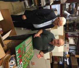 March 14, 2019 - Senator Yaw stopped by Keystone Bingo Supply in Muncy to talk with owner Mike Philbin. KBS is one of the largest small games of chance manufacturers and distributors in the state. 03/14/19
