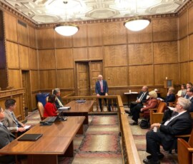 October 22, 2019 - Sen. Yaw participated in a Susquehanna Caucus discussion Tuesday morning at the State Capitol to review action on the state’s Chesapeake Bay Plan. 10/22/19