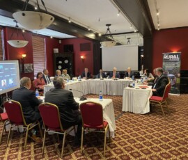 May 20, 2022 - Senator Yaw, chairman of the Center for Rural Pennsylvania Board of Directors, oversees a hearing in Wellsboro on broadband availability and development. 05/20