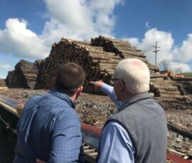 May 16, 2019 - Senator Yaw tours Cummings Lumber Company in Troy, PA. 05/16/19