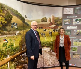 November 21, 2019 - Sen. Yaw joined Sen. Kim Ward and the Western Pennsylvania Conservancy for a discussion on watershed conservation and use of riparian buffers for clean water and property improvements. 11/21/19