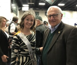 March 1, 2019 - Senator Yaw met Madison Sickler who competed at the state level and took home the title of 2019 Pennsylvania Alternate State Fair Queen.  Madison is the daughter of Elwood and Kim Sickler of Meshoppen, and a senior at Elk Lake High School and the Susquehanna County Career and Technology Center, where she is concentrating on business, accounting and finance. 03/01/19