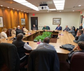 December 4, 2019 - Sen. Yaw, along with Board members and staff representing the Center for Rural Pennsylvania, a bipartisan, bicameral research agency of the Legislature, toured several academic programs at the Pennsylvania College of Technology campus in Williamsport Wednesday. The tour coincided with the Center's annual winter board meeting. 12/04/19