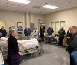 December 4, 2019 - Sen. Yaw, along with Board members and staff representing the Center for Rural Pennsylvania, a bipartisan, bicameral research agency of the Legislature, toured several academic programs at the Pennsylvania College of Technology campus in Williamsport Wednesday.  The tour coincided with the Center's annual winter board meeting. 12/04/19