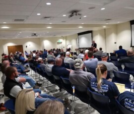 August 27, 2019 - Sen. Yaw provides an update on Pennsylvania's energy development with oil and gas contractors in Susquehanna County on Tuesday. 08/27/19