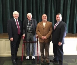 November 12, 2016 - Senator Yaw joins area veterans for the "Hometown Heroes" celebration held in Lycoming County. 11/12/16