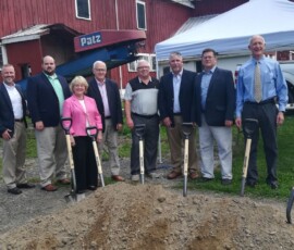 August 21, 2019 - Sen. Yaw joins officials from Valley Energy and others at a groundbreaking ceremony for the East Athens gas line extension project in Bradford County. 08/21/19