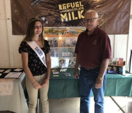 August 29, 2019 - Senator Yaw pictured with 2019 Sullivan County Dairy Maid Lynsay Trostle during the 168th Annual Sullivan County Fair in Forksville. 08/29/19
