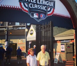 August 20, 2017 - Senator Yaw and his wife stand outside of Bowman Field in Williamsport prior to the 2017 Major League, Little League Classic Baseball Game between the Pittsburgh Pirates and the St. Louis Cardinals. 08/20/17