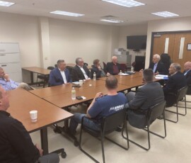 September 26, 2022 - State Sen. Gene Yaw (R-23), Chairman of the Pennsylvania Senate Environmental Resources and Energy Committee, visited Flynn Energy in Towanda for a tour and roundtable discussion with local business leaders to provide a legislative update and discuss how changes to the energy industry will have a local impact. 09/26