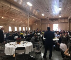 September 14, 2017 - Bradford County Dairy Princesses, Troy Fair Queens and National Jersey Queen Maria Noble, gathered for a photo with Senator Yaw and Department of Environmental Protection Secretary Patrick McDonnell. 09/14/17
