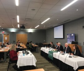 October 26, 2017 - The Center for Rural Pennsylvania, chaired by State Senator Gene Yaw, held a public hearing in Williamsport to gather information on what is being done at the federal, state and local levels to tackle the state’s heroin and opioid epidemic. Testifiers included Dr. Rachel Levine, Pennsylvania's Acting Secretary of Health and Jennifer Smith, Acting Secretary of the Department of Drug and Alcohol Programs. 10/26/17