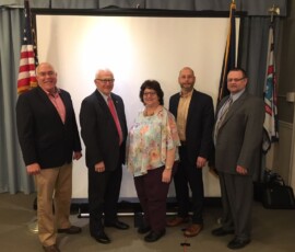 April 11, 2019 - Senator Yaw attends the Lycoming County Conservation District Breakfast meeting to provide a legislative update. 04/11/19