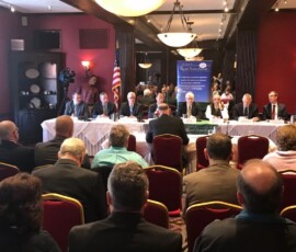 April 5, 2018 - The Center for Rural Pennsylvania’s Board of Directors, chaired by State Senator Gene Yaw, held a public hearing in Wellsboro to hear from broadband service providers and consumers about the issues, challenges, and opportunities of delivering broadband services in rural Pennsylvania. 04/05/18