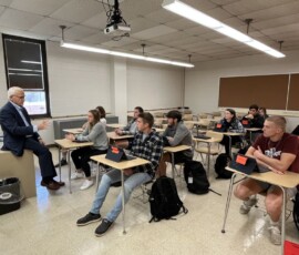 October 28, 2022 - On Friday, Sen. Yaw paid a visit to the Jersey Shore Area School District where he had the opportunity to speak with junior and senior high school students on issues being considered by the state Legislature. 10/28