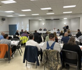 November 9, 2022 - Senator Yaw attends the Gregg Township Municipal Authority Appreciation Celebration at the Warrior Run Social Hall on Wednesday. 11/09