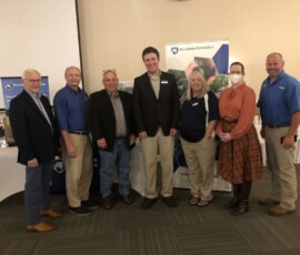 September 16, 2022 - Members of the Penn State Extension joined Senator Yaw for his annual agriculture meeting at the Silver Moon Banquet facility on Friday in Lewisburg. 09/16